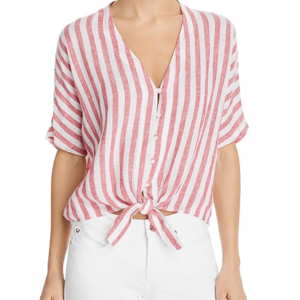 Rails Thea Carmine Stripe Top